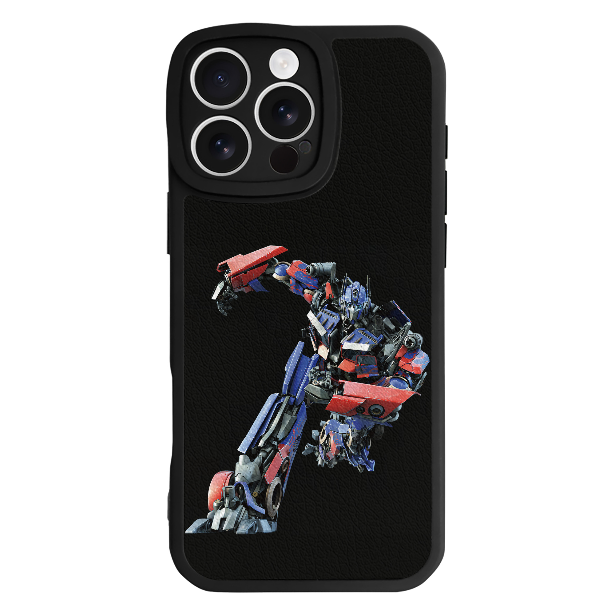 （画像用） Transformers トランスフォーマー 【iPhone 16シリーズ対応】シリコンスマホケース（レザー調） 材質：シリコン